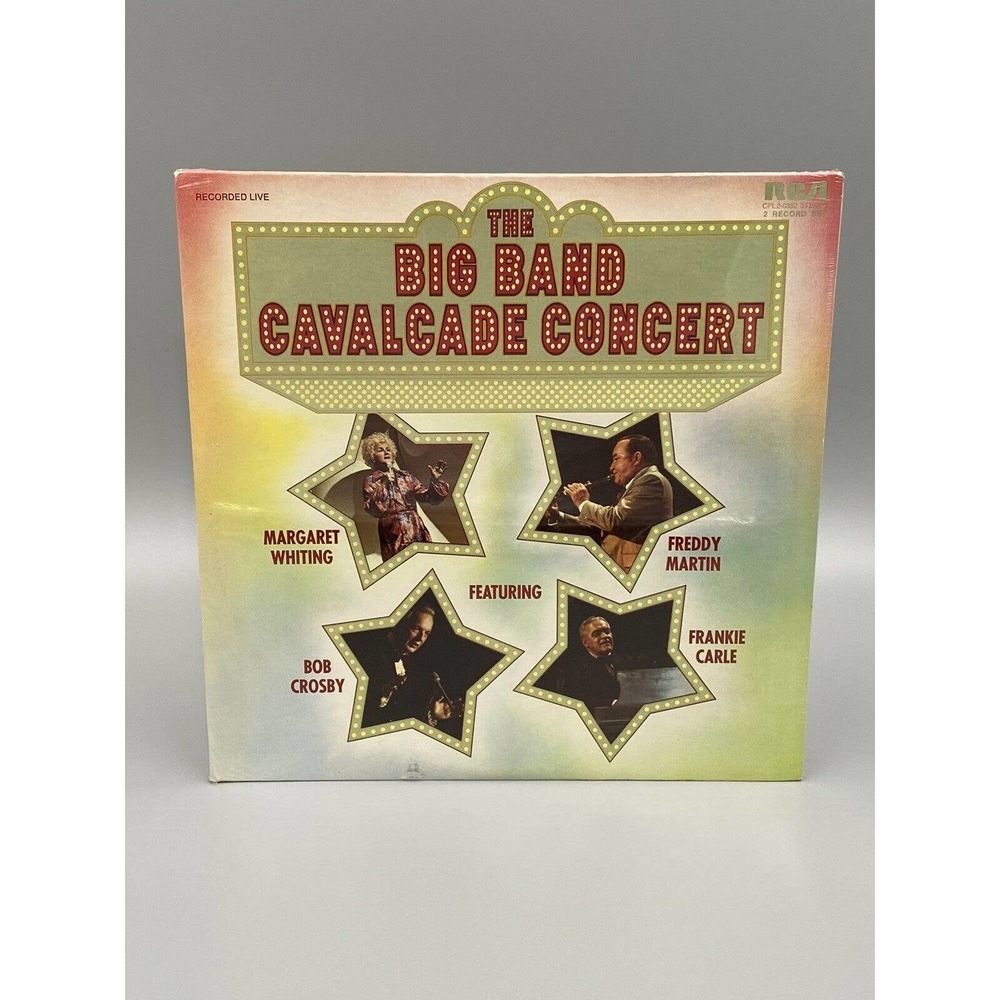 Freddy Martin The‎ Big Band Cavalcade Concert Double LP Record RCA 1973 SEALED